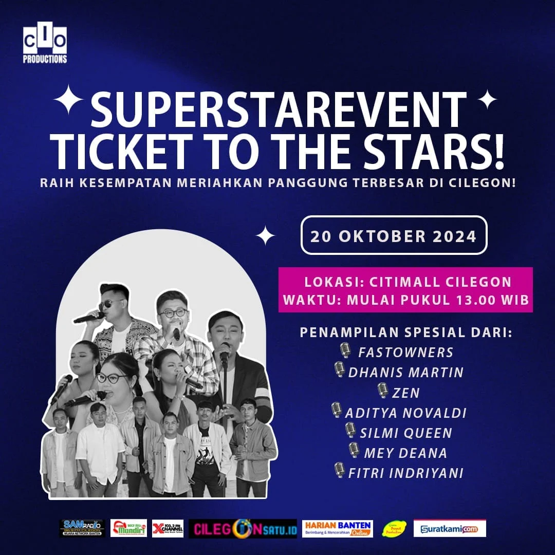 Program “Ticket To The Stars” Buka Kesempatan Emas bagi Talenta Muda di Cilegon dan Sekitarnya