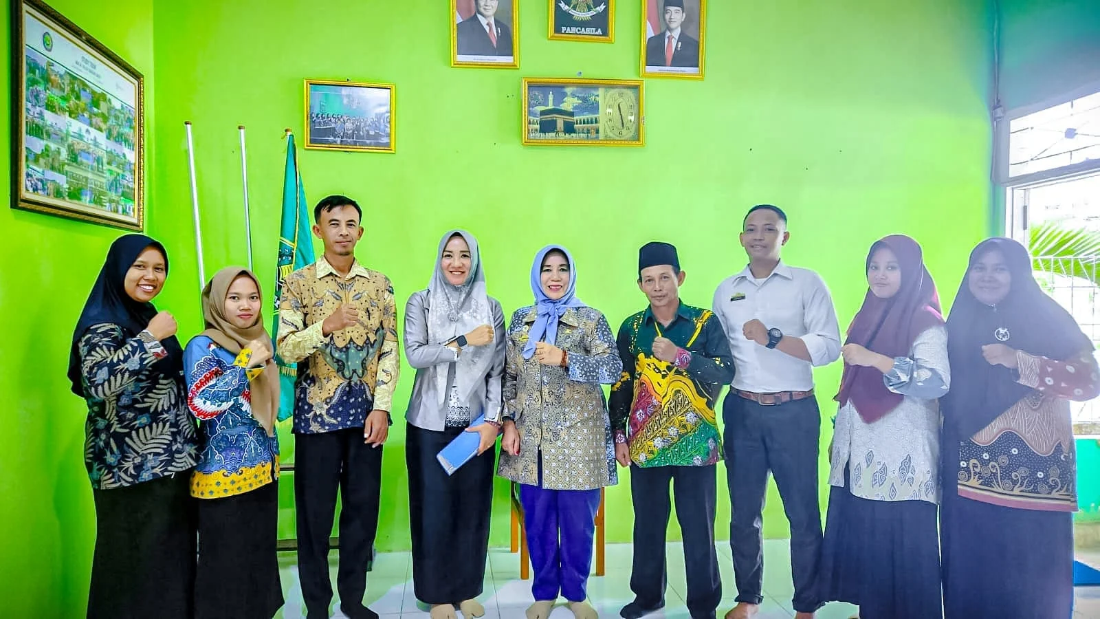 Monitoring Sumatif Akhir Semester Gasal (SAS) oleh Pengawas Madrasah di MA AL – FALAAH Banjar Baru.