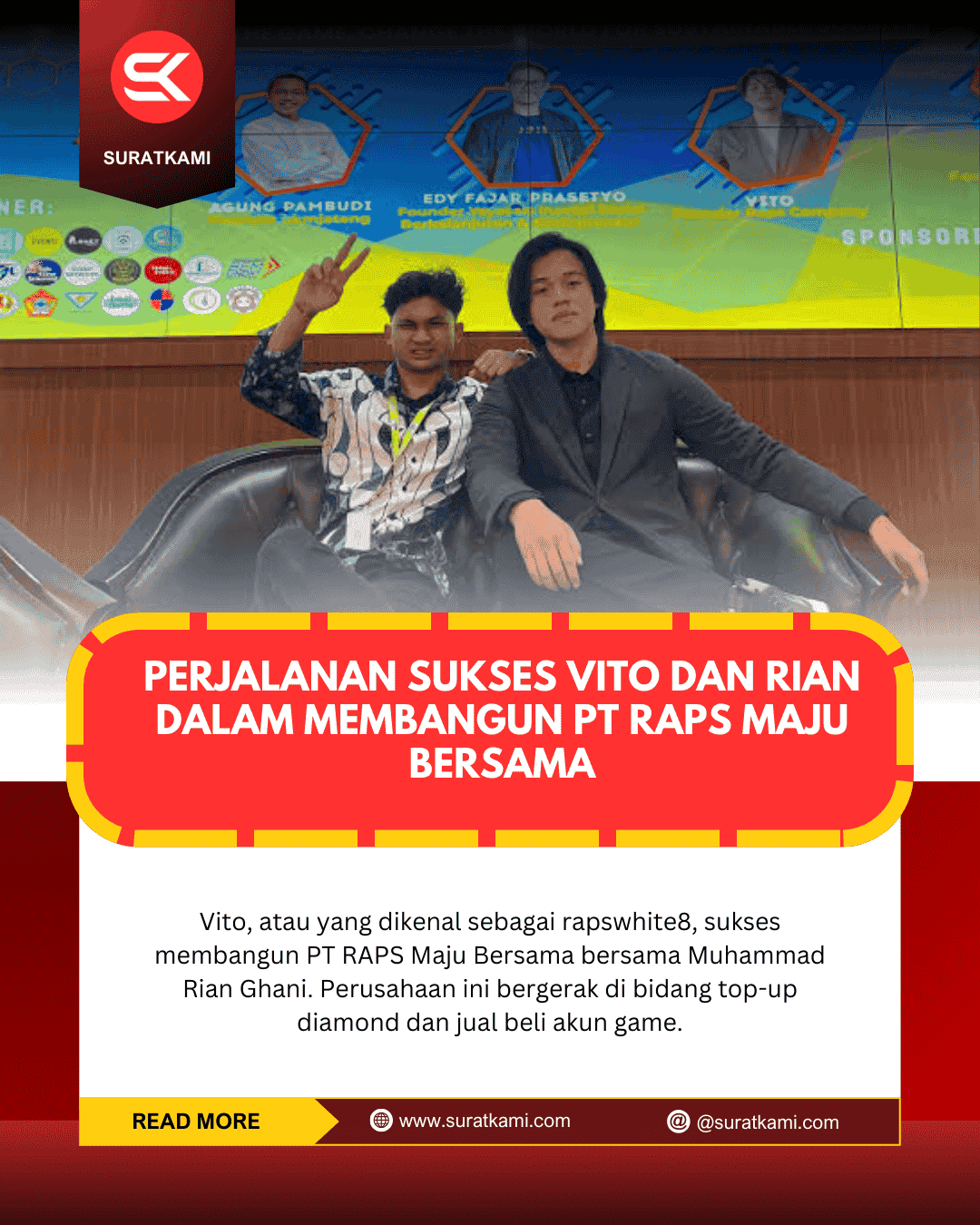 Perjalanan Sukses Vito dan Rian dalam Membangun PT RAPS Maju Bersama