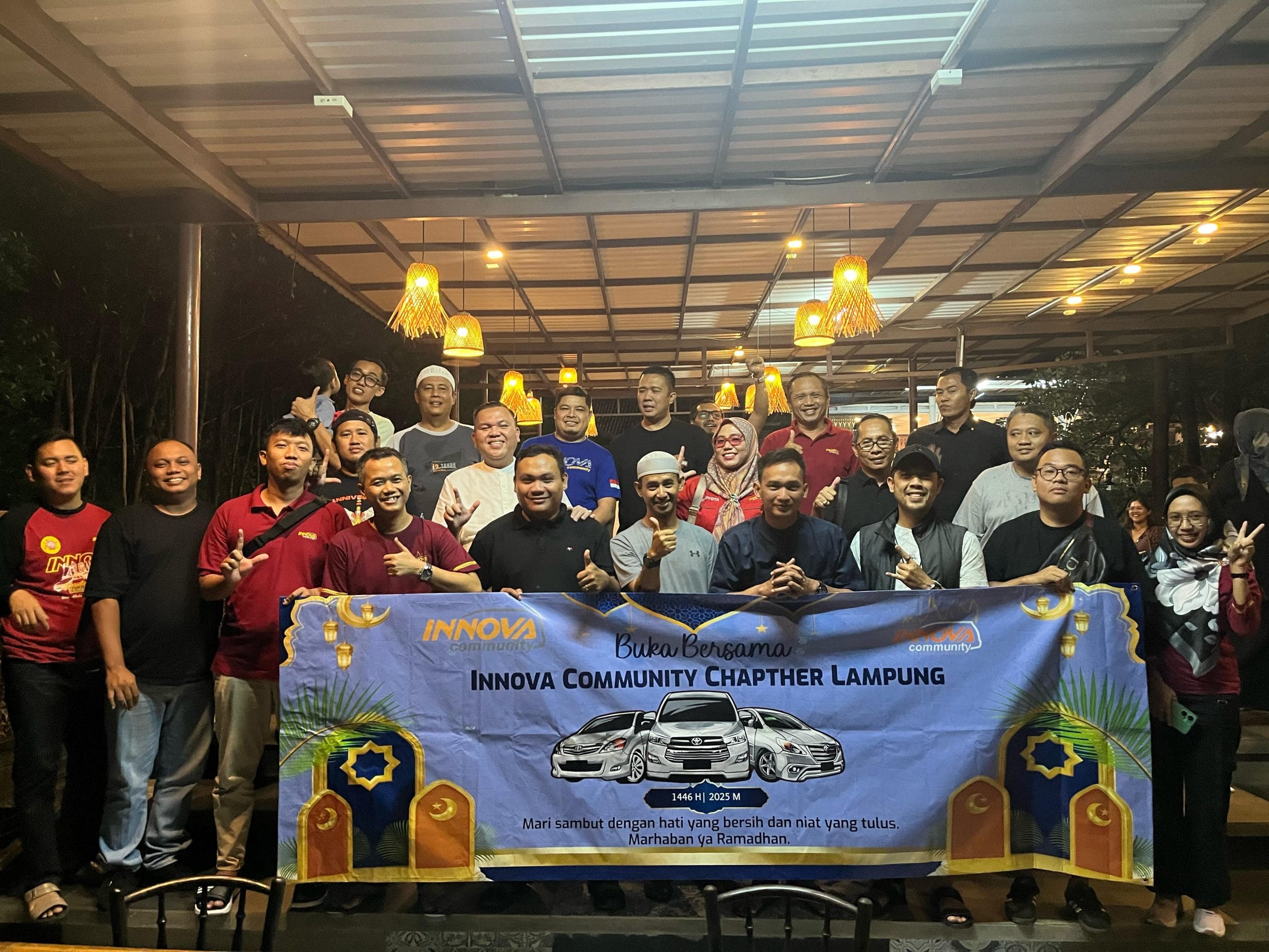 Keluarga Besar Innova Community Chapter Lampung Gelar Kopi Darat dan Buka BersamaLampung, Minggu 16 Maret 2025