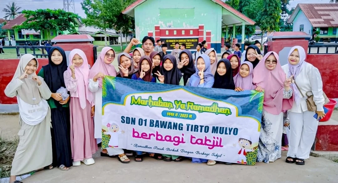 SDN 01 Bawang Tirto Mulyo: Semarak Ramadhan dengan Bagi Takjil Gratis