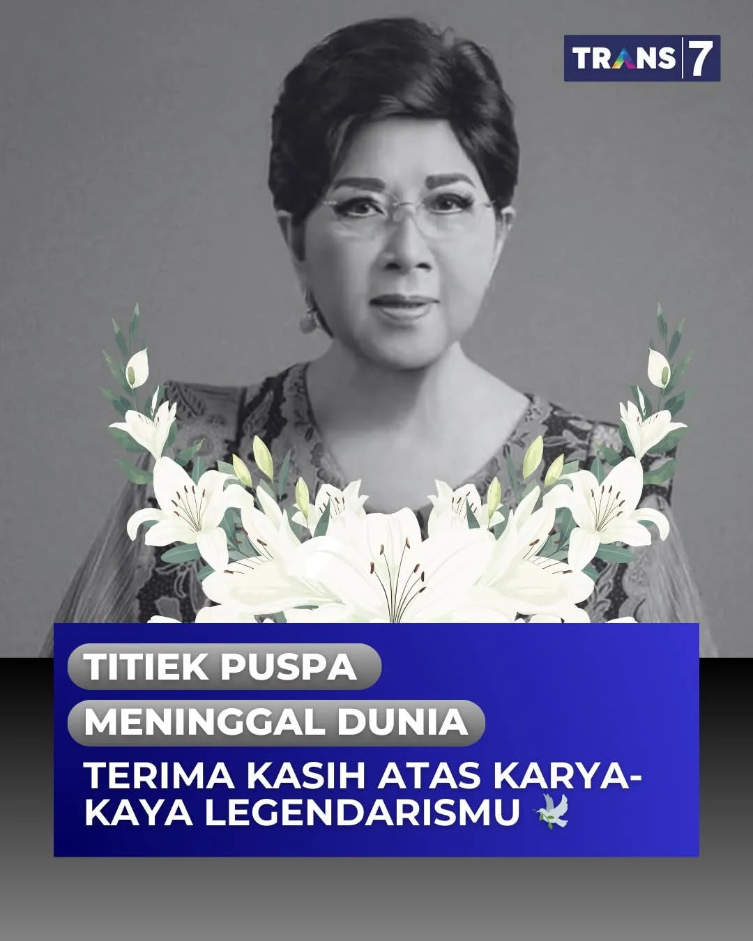 Tangis Haru Iringi Pemakaman Titiek Puspa di TPU Tanah Kusir