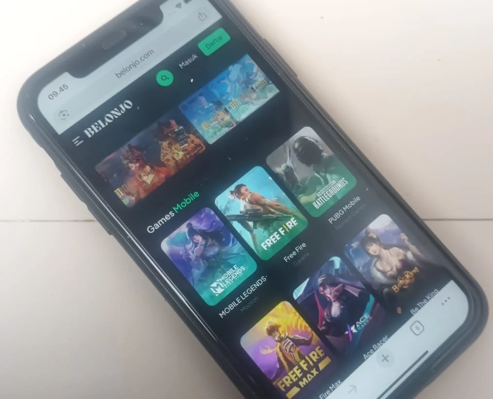 Cara Top Up Diamond Free Fire Lewat Aplikasi BELONJO via QRIS