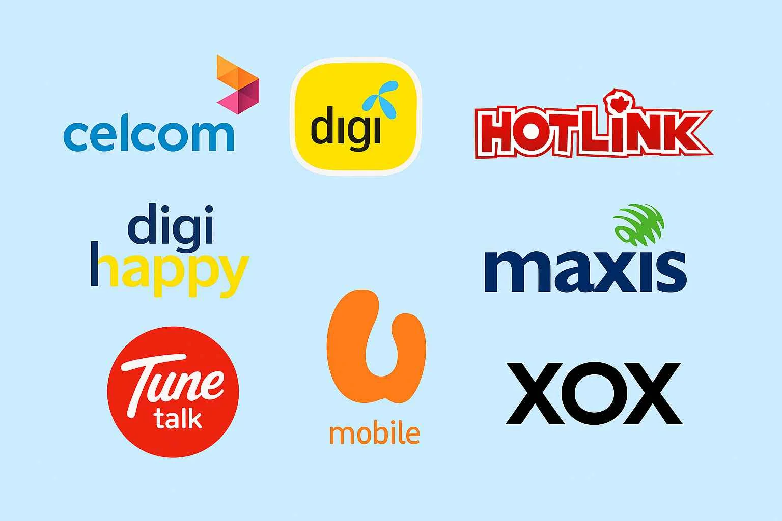 Nama Provider Seluler Malaysia Paling Banyak Digunakan