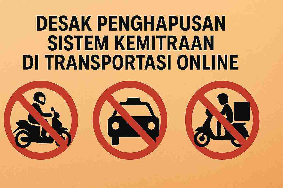 Serikat dan KemenkumHAM Desak Penghapusan Sistem Kemitraan di Transportasi Online