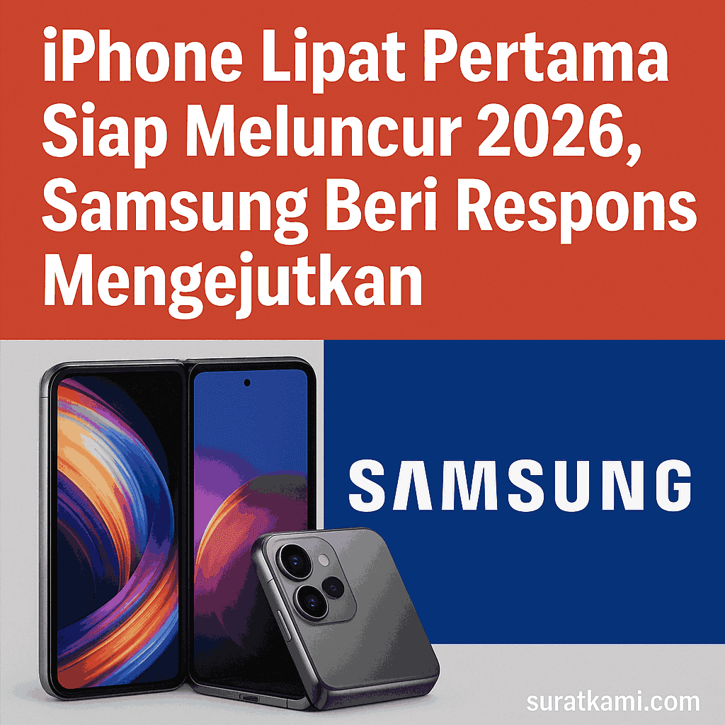 iPhone Lipat Pertama Siap Meluncur 2026, Samsung Beri Respons Mengejutkan