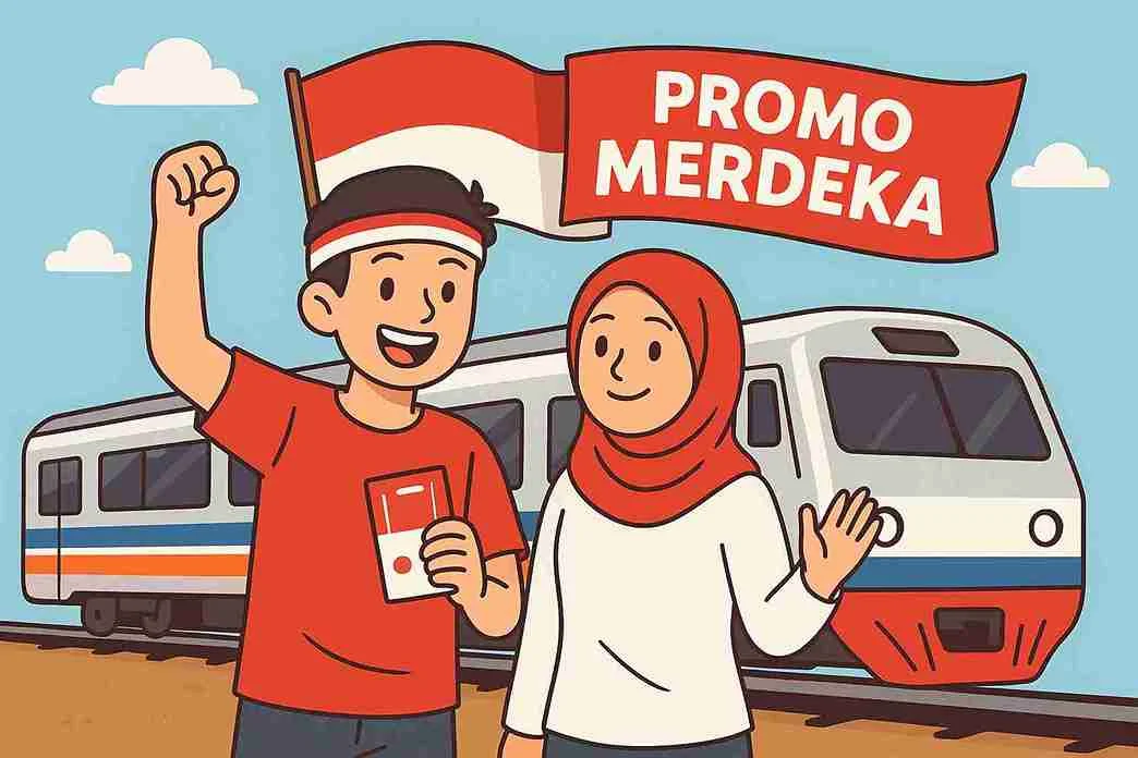 KAI Hadirkan Promo Merdeka Diskon 20% Tiket Kereta untuk Keberangkatan 17 Agustus 2025