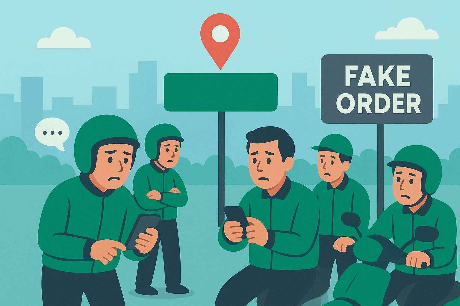 Ratusan Pengemudi Ojol dan Taksi Online Jadi Korban Order Fiktif di Cipulir
