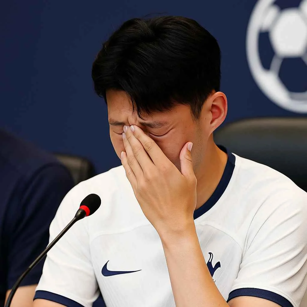 Son Heung Min Umumkan Tinggalkan Tottenham Hotspur, Menangis di Konferensi Pers