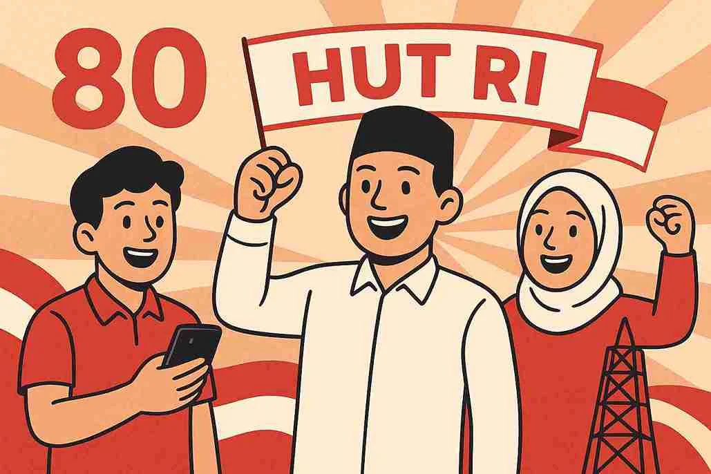 Rayakan Kemerdekaan, Telkomsel Kukuhkan Komitmen Digitalisasi Indonesia