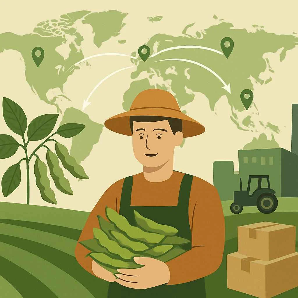 Mitratani Dua Tujuh Tembus Pasar Global, Edamame Indonesia Kini Hadir di Lima Benua