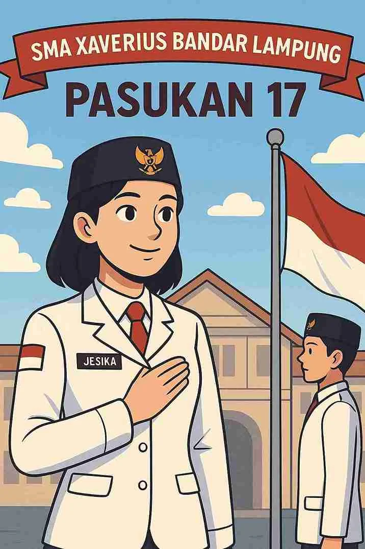 Siswi SMA Xaverius Bandar Lampung Terpilih Wakili Pasukan 17 Pengibar Bendera