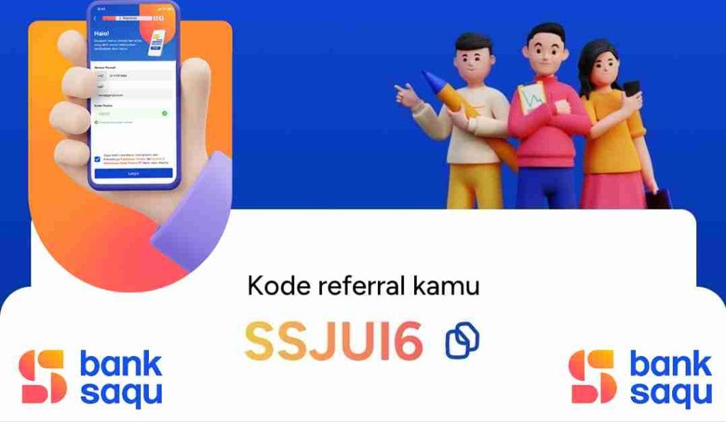 Kode Referral Bank Saqu Mei 2026, Raih Bonus Saldo dengan Cara Ini!
