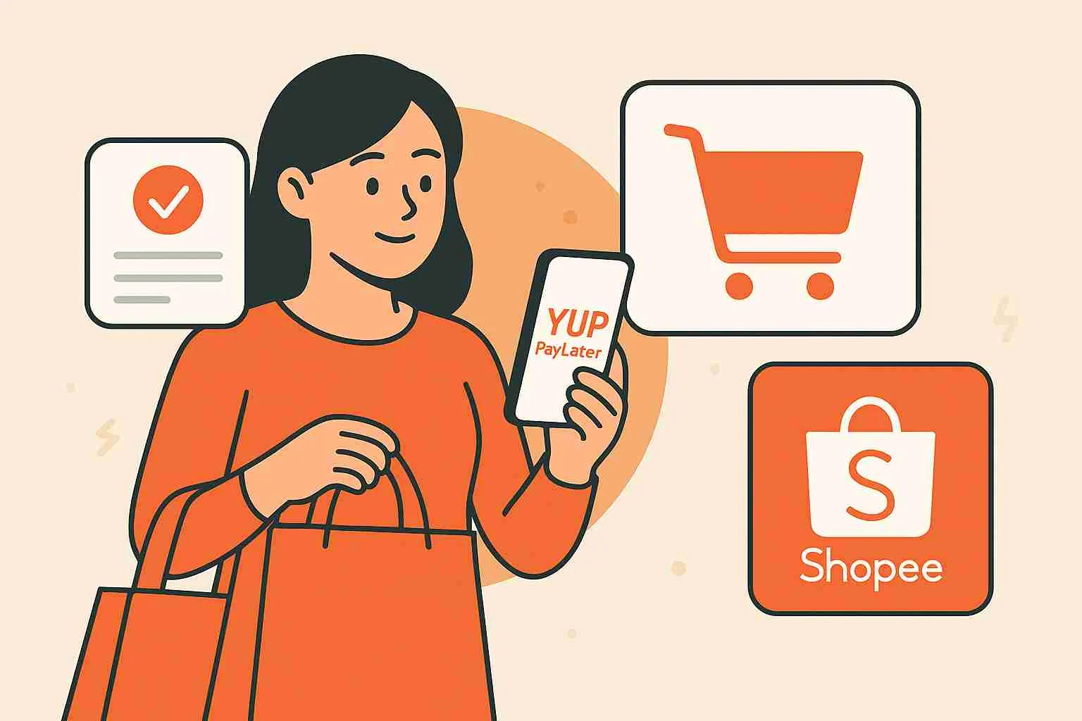 Mudahnya Cara Belanja di Shopee Bayar Pakai YUP PayLater, Bisa Cicilan Tanpa Ribet