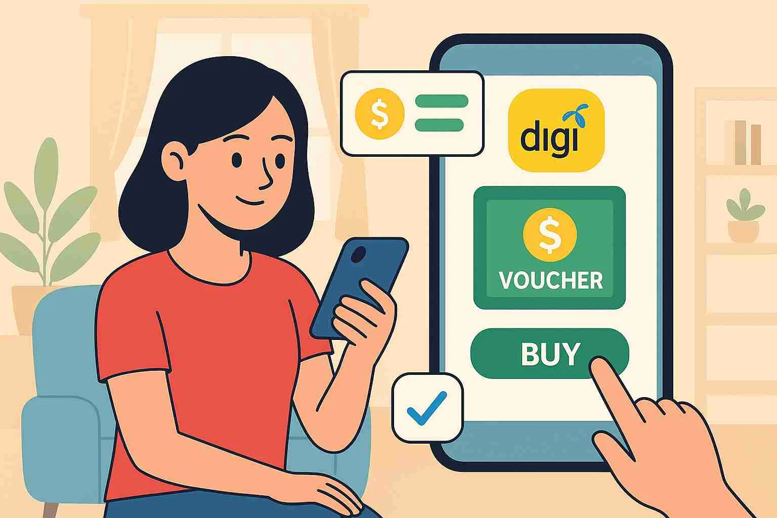 Cara Beli Pulsa Digi di Indonesia Paling Mudah dan Cepat