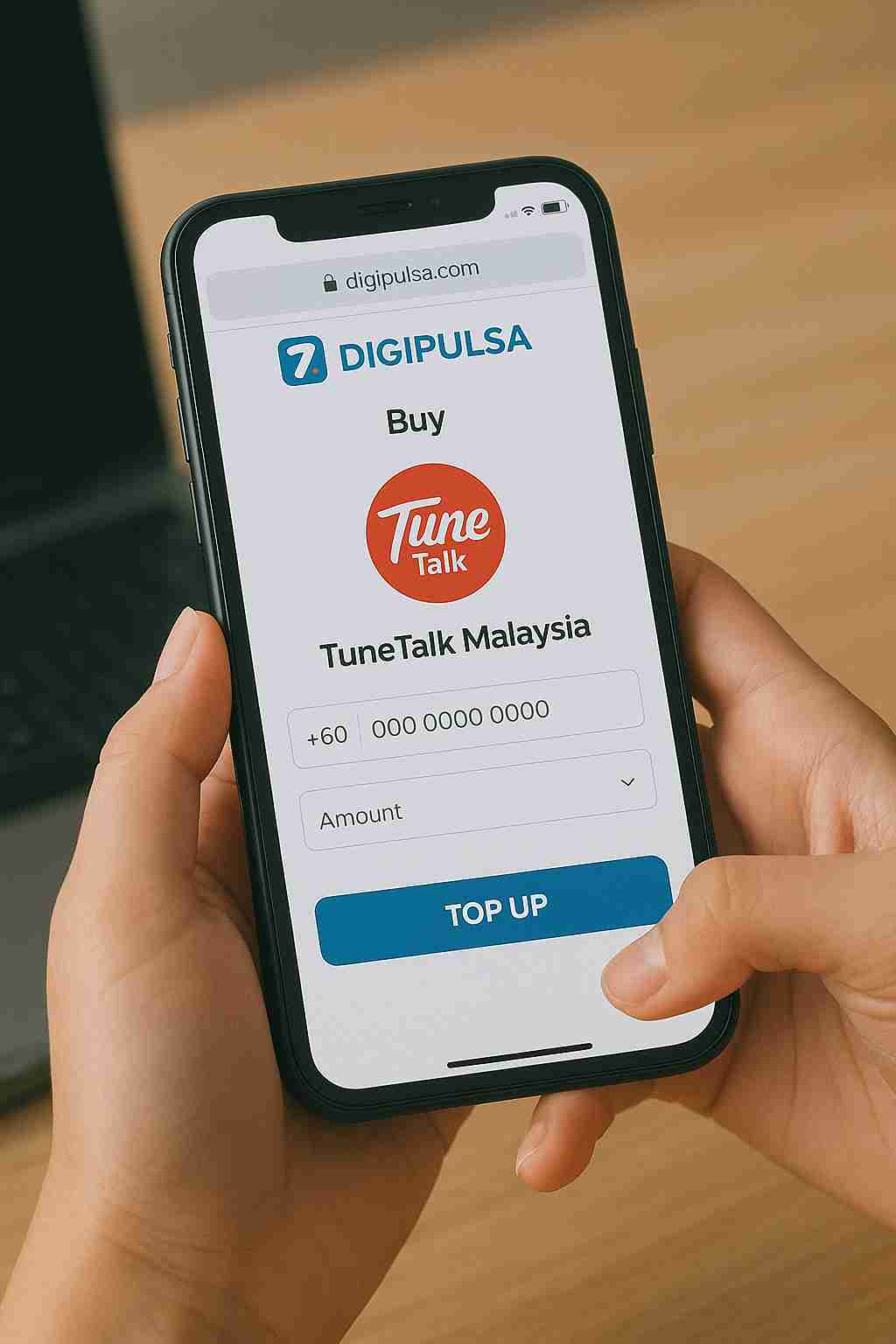 Cara Beli Pulsa TuneTalk dari Indonesia Lewat DIGIPULSA