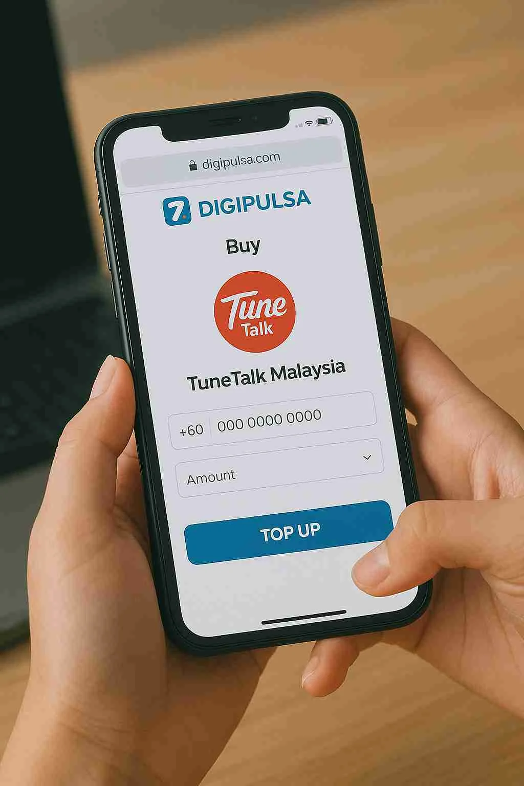 Cara Beli Pulsa TuneTalk dari Indonesia Lewat DIGIPULSA