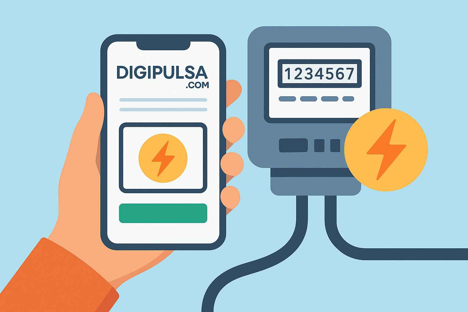 Cara Beli Token Listrik Nominal Kecil Rp5.000, Rp10.000, dan Rp15.000 di DIGIPULSA