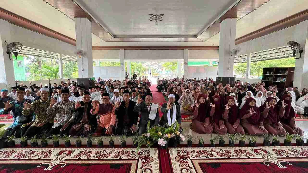 Tabligh Akbar Maulid Nabi di Bandar Lampung, Ratusan Jamaah Padati PPTQ Dewan Da’wah