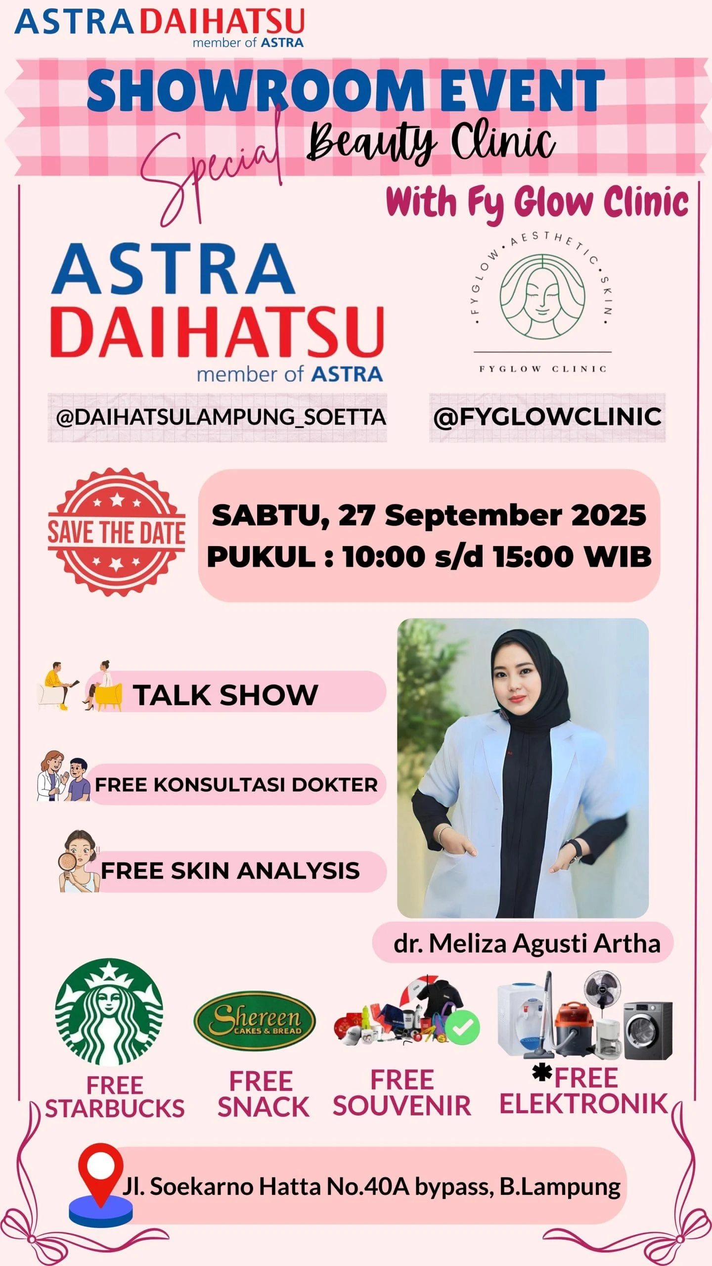 Weekend Seru: Test Drive + Glow Up Bareng Fyglow di Event Daihatsu Lampung