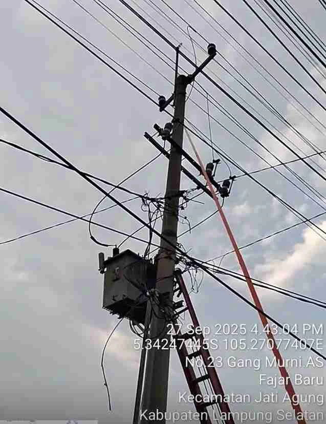 Gangguan Listrik di Fajar Baru Lampung Selatan, PLN Sebut Trafo Rusak
