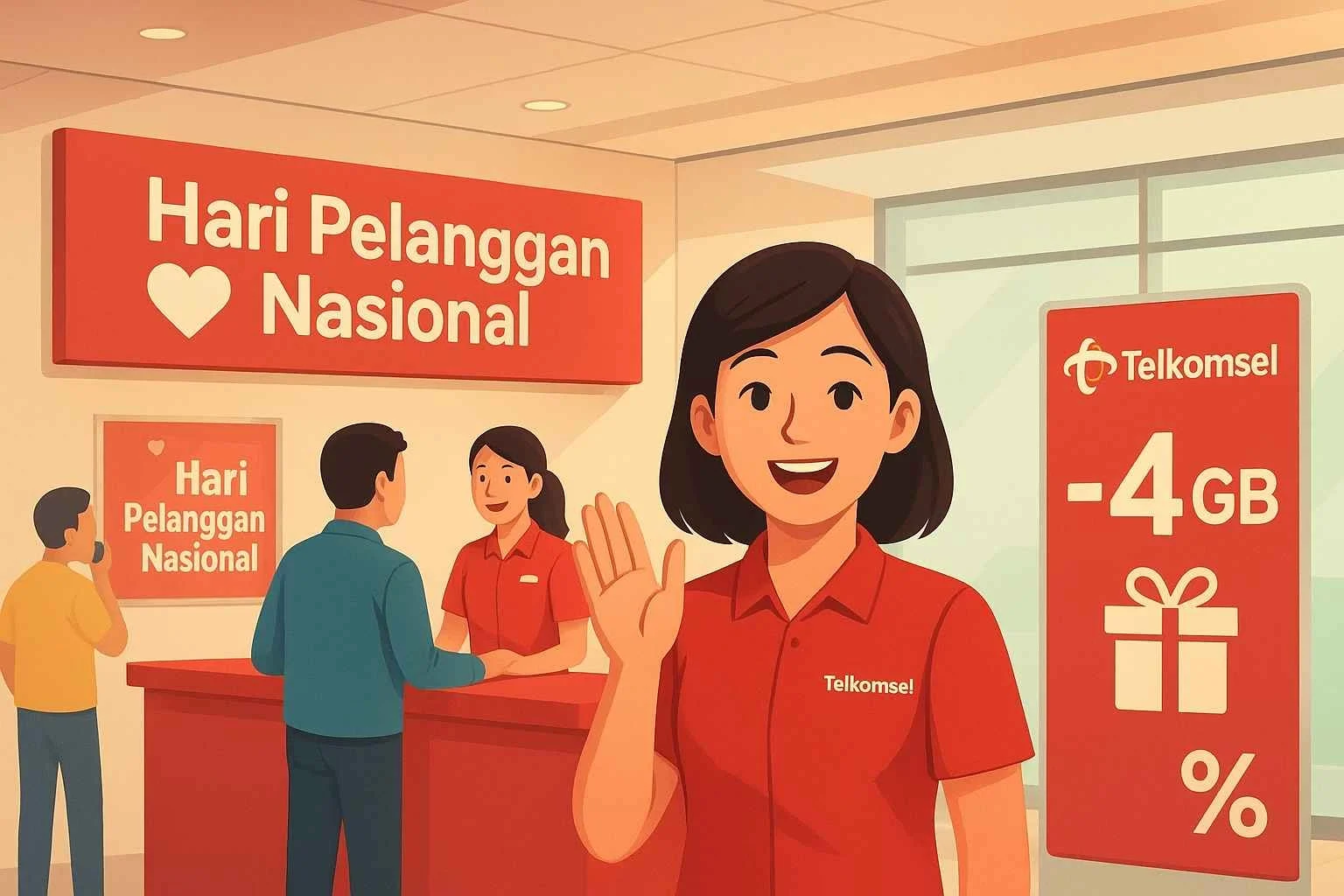 Telkomsel Rayakan Hari Pelanggan Nasional dengan Program Menarik di GraPARI