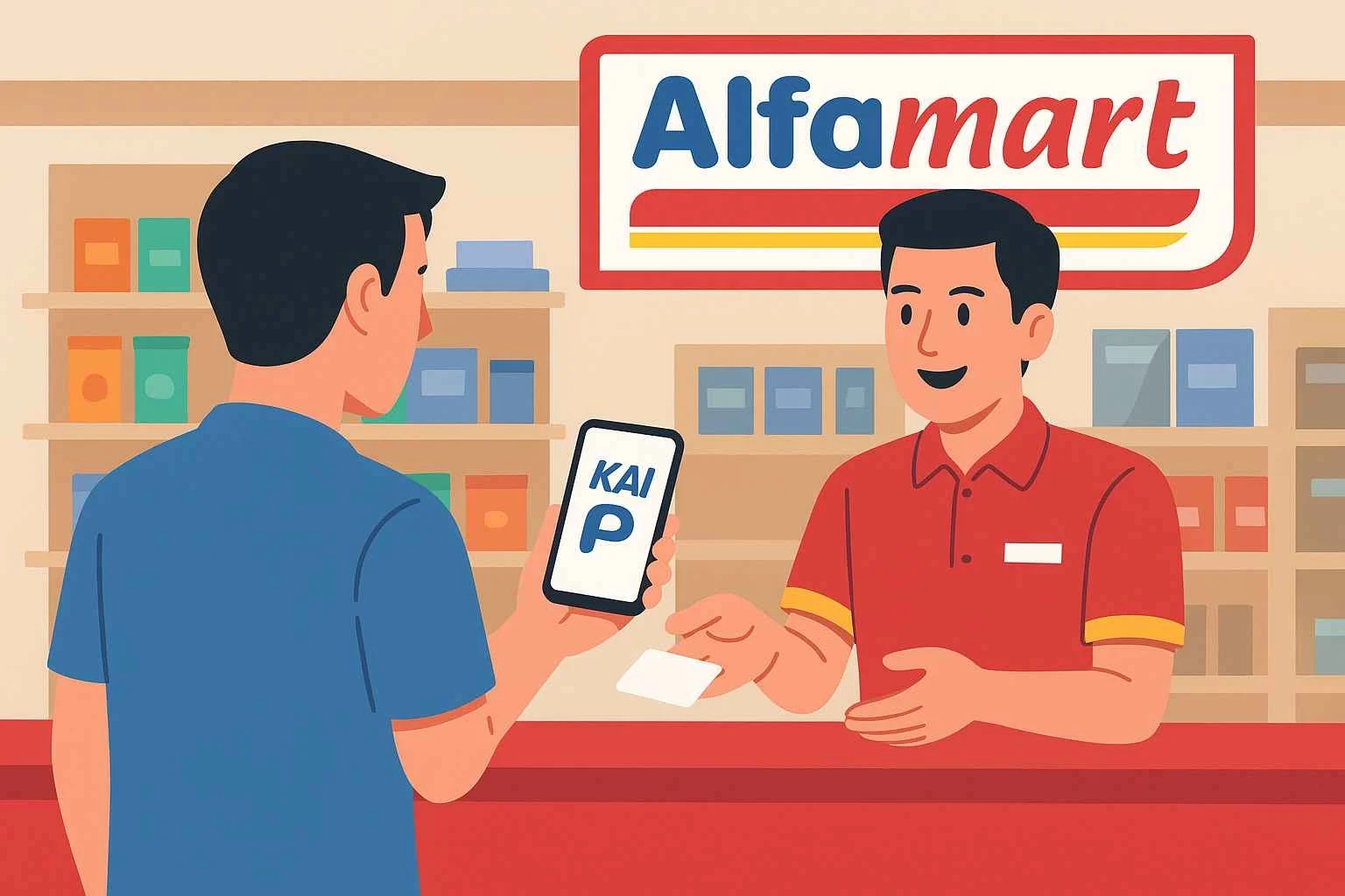 Mudahnya Top Up KAIPay Lewat Gerai Alfamart