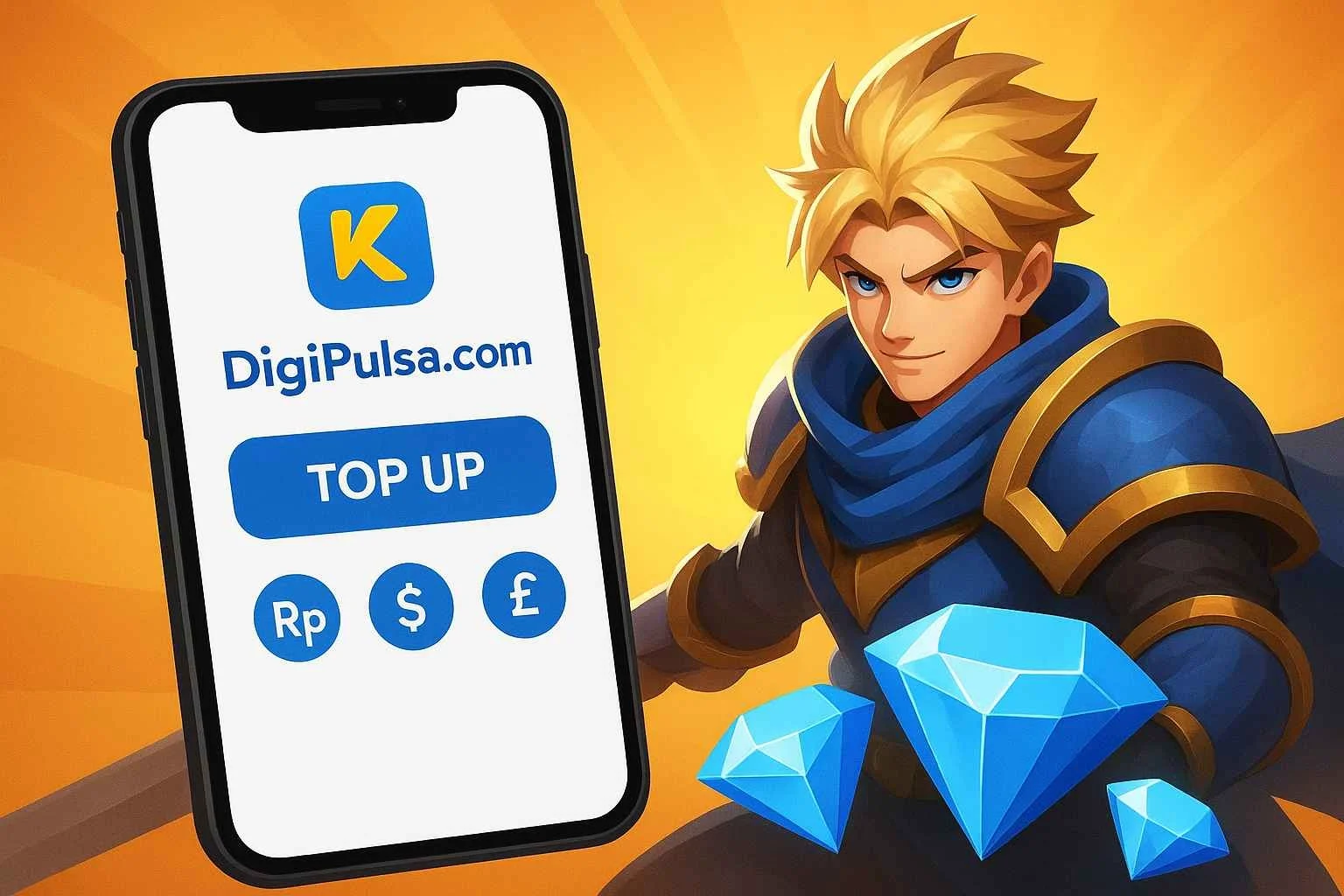 Cara Top Up Diamond Mobile Legends Murah dan Aman Lewat DigiPulsa