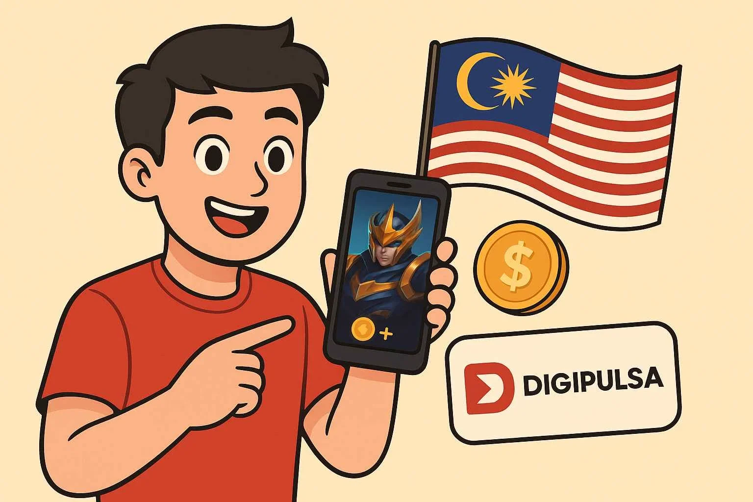 Cara Top Up (ML) Mobile Legends Server Malaysia di Indonesia