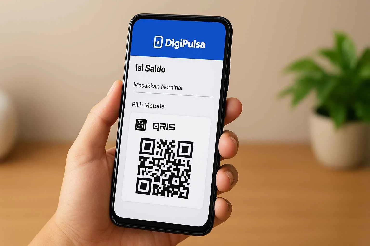 Cara Top Up Saldo DIGIPULSA Lewat QRIS Tanpa Ribet, Cepat dan Praktis