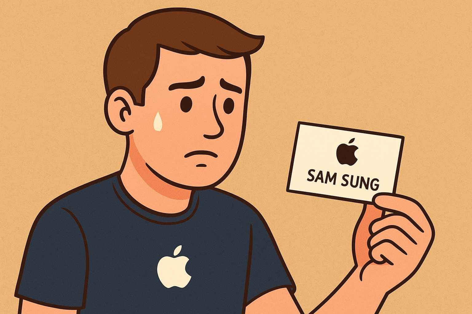 Mantan Karyawan Apple Viral karena Nama “Sam Sung”, Kini Hidup Lebih Tenang