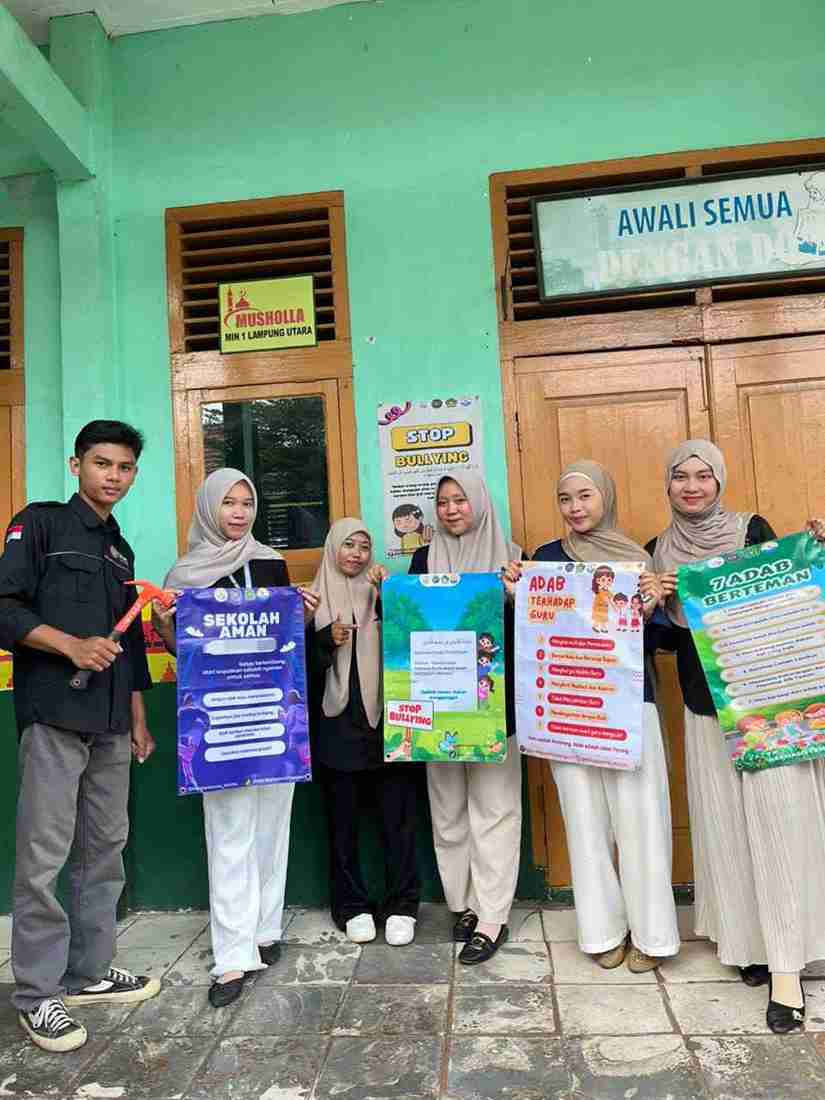 Mahasiswa KKN UMKO Adakan Sosialisasi Anti-Bullying di MIN 1 Lampung Utara