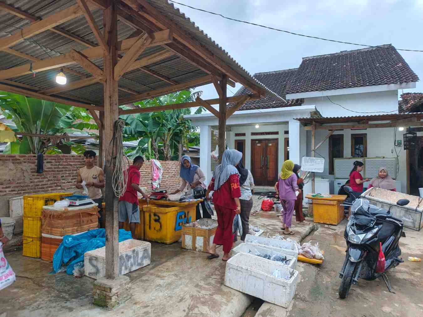 Rumah Sanusi Ikan: Denyut Ekonomi Pagi Hari dari Desa Neglasari