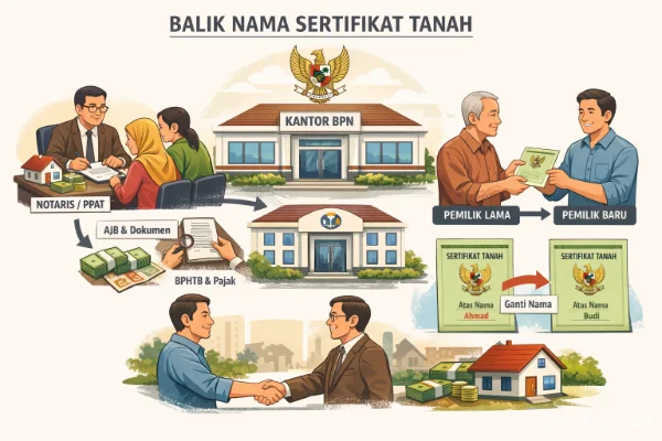 Biaya Balik Nama Sertifikat Tanah Terbaru dan Prosedurnya 2026