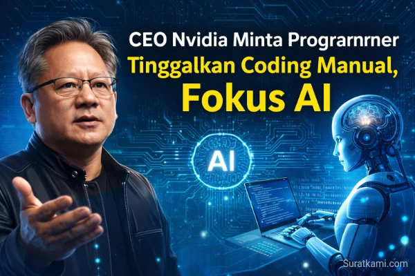 CEO Nvidia Minta Programmer Tinggalkan Coding Manual, Fokus AI