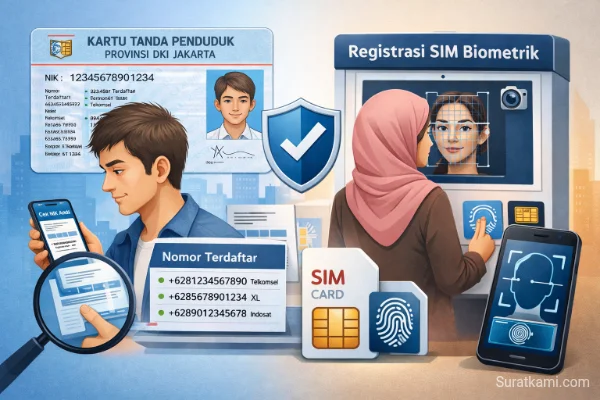 Registrasi SIM Biometrik 2026, NIK Bisa Dicek Dipakai Nomor Apa Saja