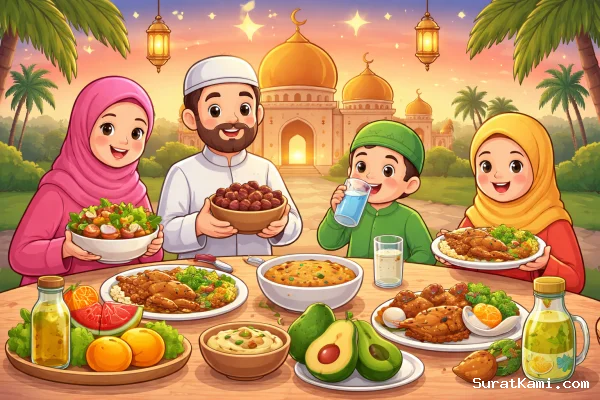 Tips Memilih Makanan Sehat dan Halal Saat Berbuka Puasa