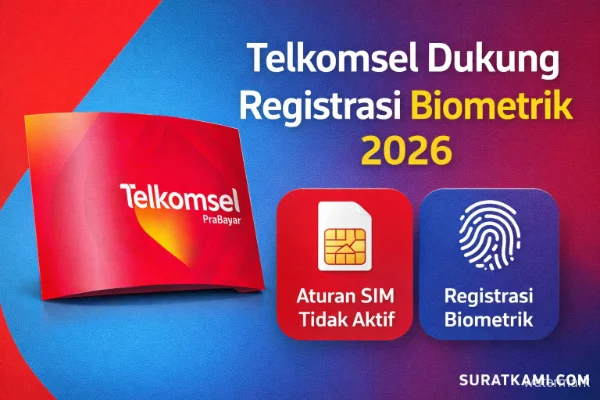 Telkomsel Respons Aturan SIM Tidak Aktif, Dukung Registrasi Biometrik 2026