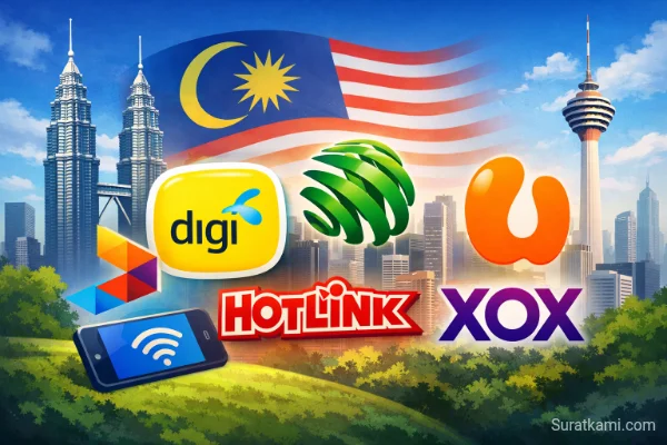 Mengenal 6 Daftar Operator Seluler Malaysia Terpopuler 2026