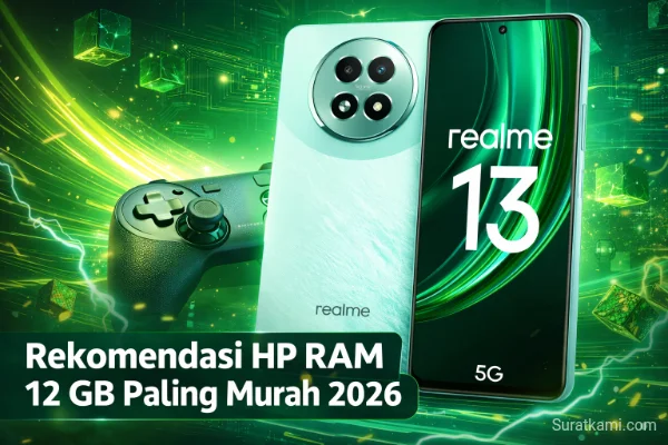 Rekomendasi HP untuk Gaming RAM 12 GB Paling Murah 2026