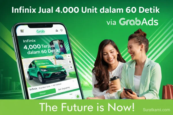 Infinix Jual 4.000 Unit dalam 60 Detik via GrabAds