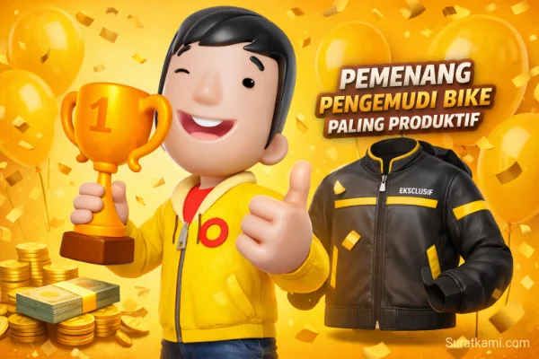Program Pengemudi Bike Paling Produktif Berhadiah Jaket Eksklusif