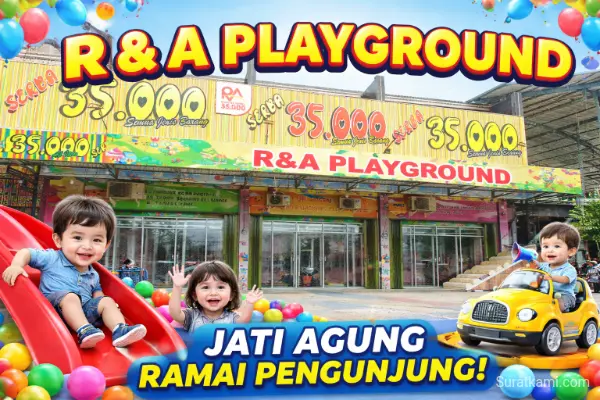 R & A PlayGroud Jati Agung Resmi Dibuka, Ramai Pengunjung