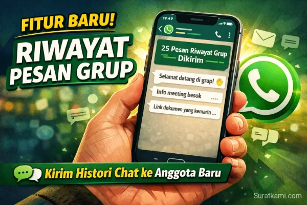 Fitur Riwayat Pesan Grup WhatsApp Resmi Hadir, Anggota Baru bisa Lihat Chat Lama
