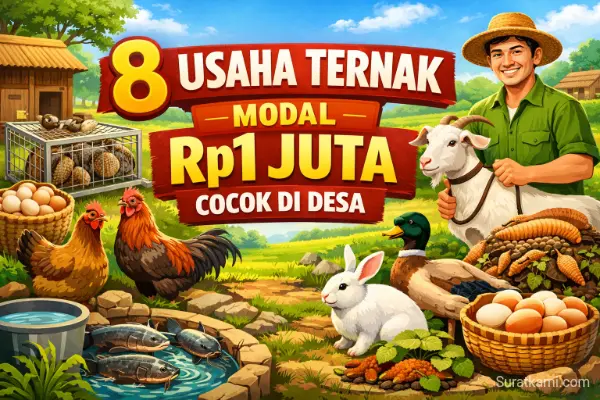 8 Usaha Ternak Modal Rp1 Juta-an Cocok di Desa