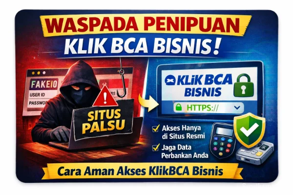 Waspada Penipuan web Mirip KlikBCA Bisnis, Ini Cara Aman Akses