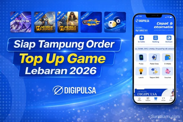 Digipulsa Siap Tampung Order Top Up Game Ramadhan dan Lebaran 2026