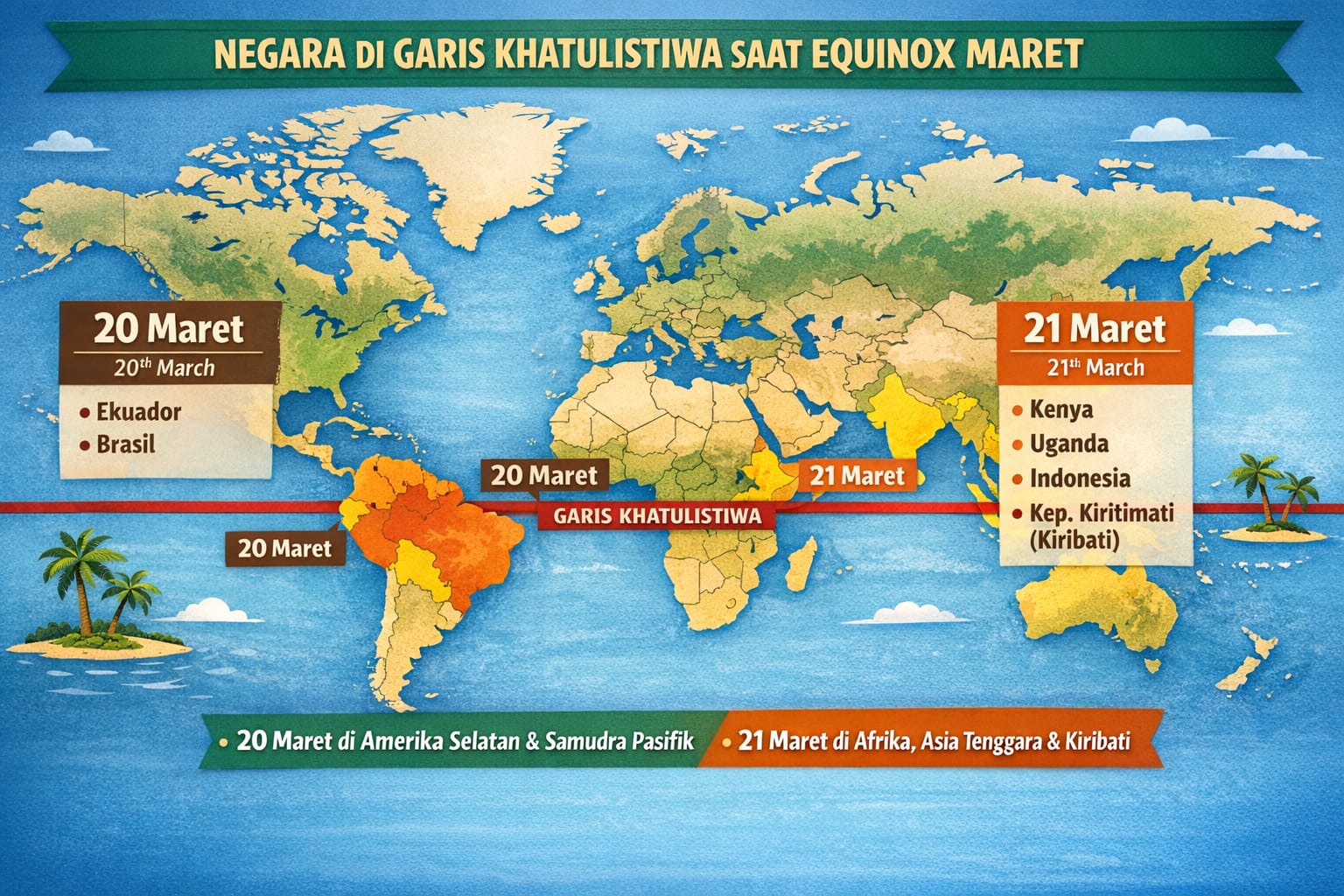 Indonesia dan Ekuinoks: Saat Siang dan Malam Seimbang