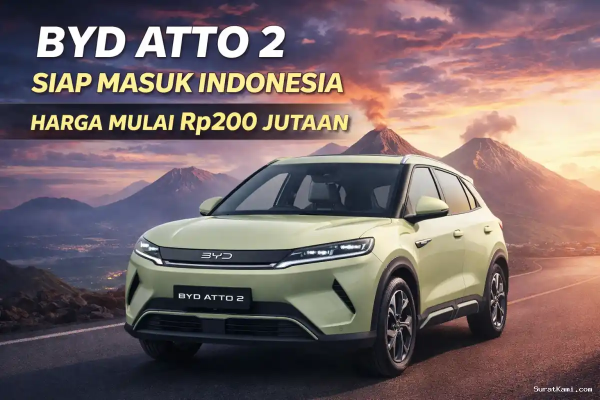 BYD Atto 2 Siap Masuk Indonesia, Harga Mulai Rp200 Jutaan