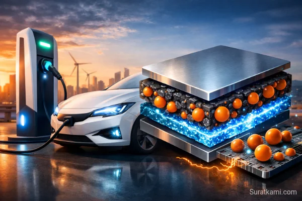 Terobosan Baterai Silikon EV, Mobil Listrik Bisa Tempuh 1.000 Km